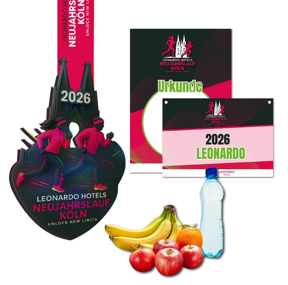 Startpaket Neujahrslauf Köln
