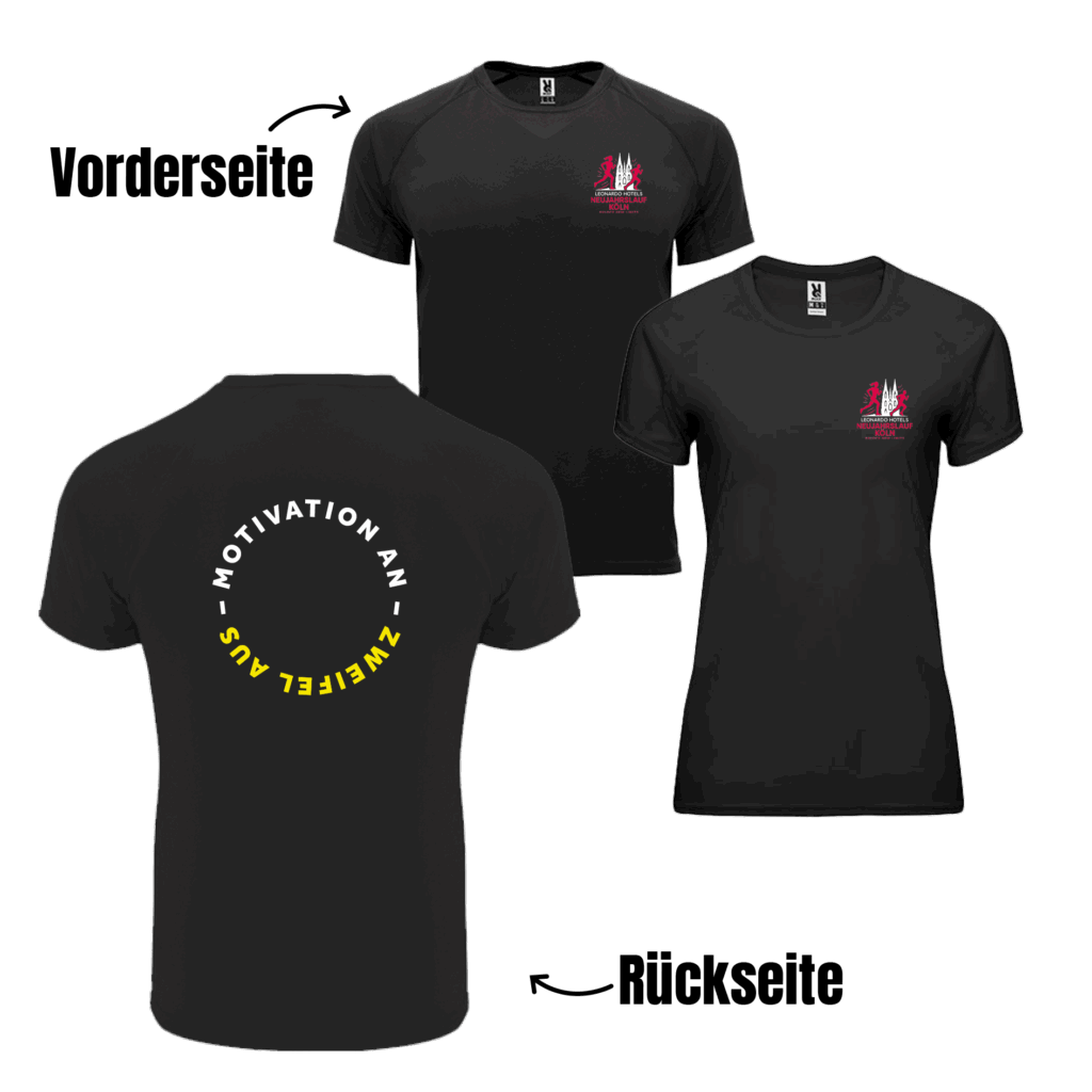 T-Shirt Design Neujahrslauf Köln