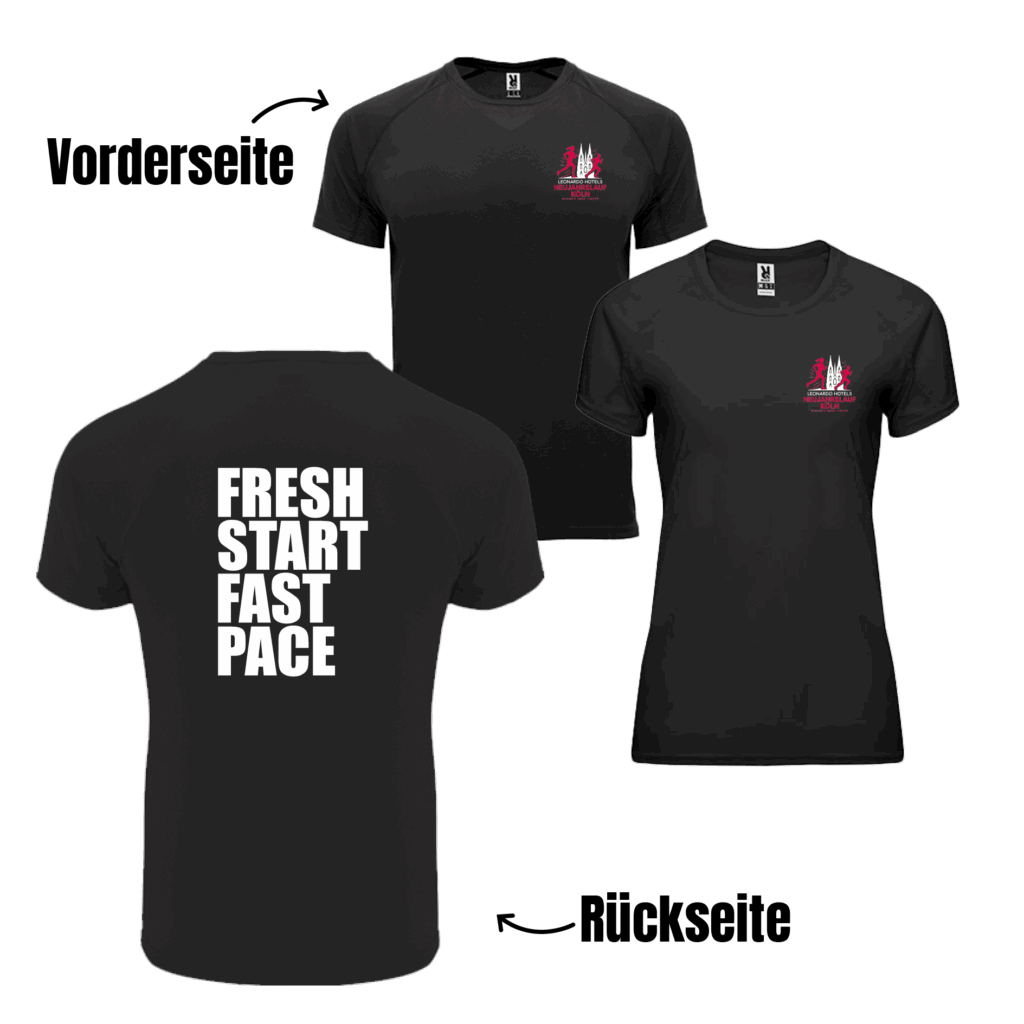 T-Shirt Design Neujahrslauf Köln